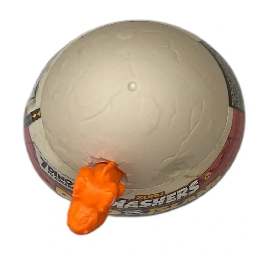 ZURU Smashers Dino Island Smash Discover & Build Orange Surprise Egg Toy - Picture 5 of 11
